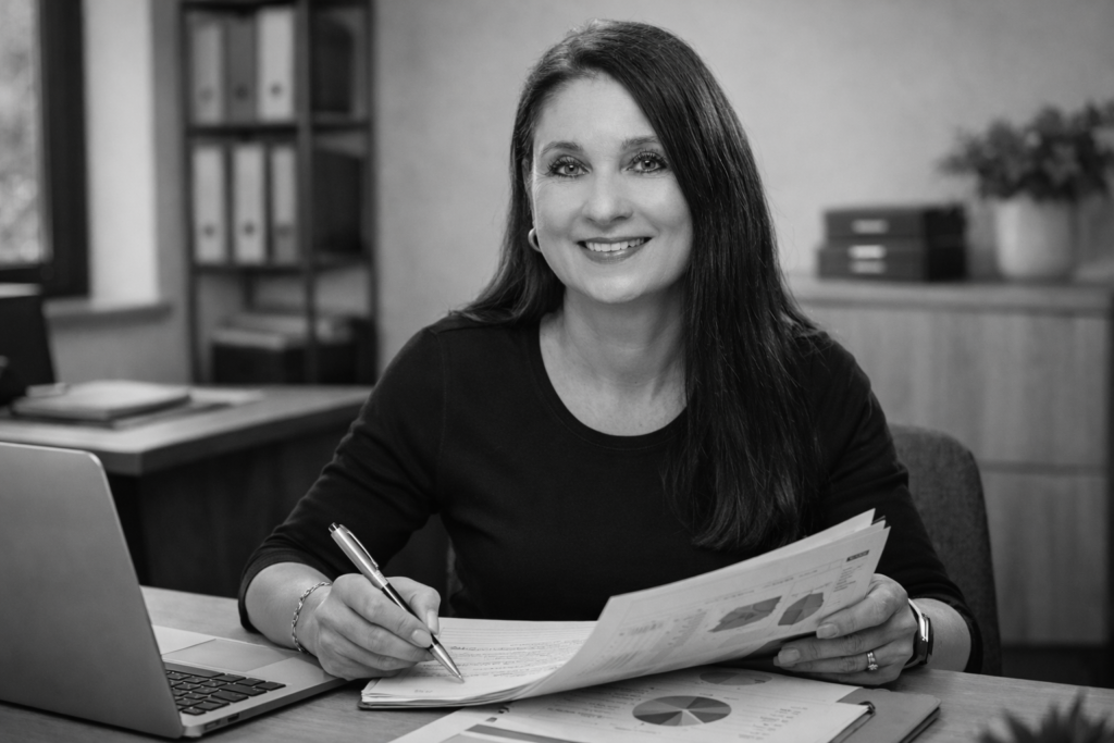 HR Interim Managerin bei der Analyse von Personal- und Unternehmenskennzahlen